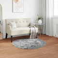 Tappeto in finta TAFALLA Grigio Ø 100 cm Poliestere