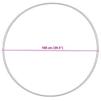 Tappeto in finta TAFALLA Grigio Ø 100 cm Poliestere