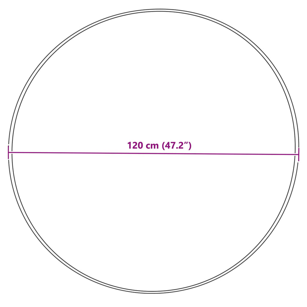 Tappeto in finta TAFALLA Grigio Ø 120 cm Poliestere