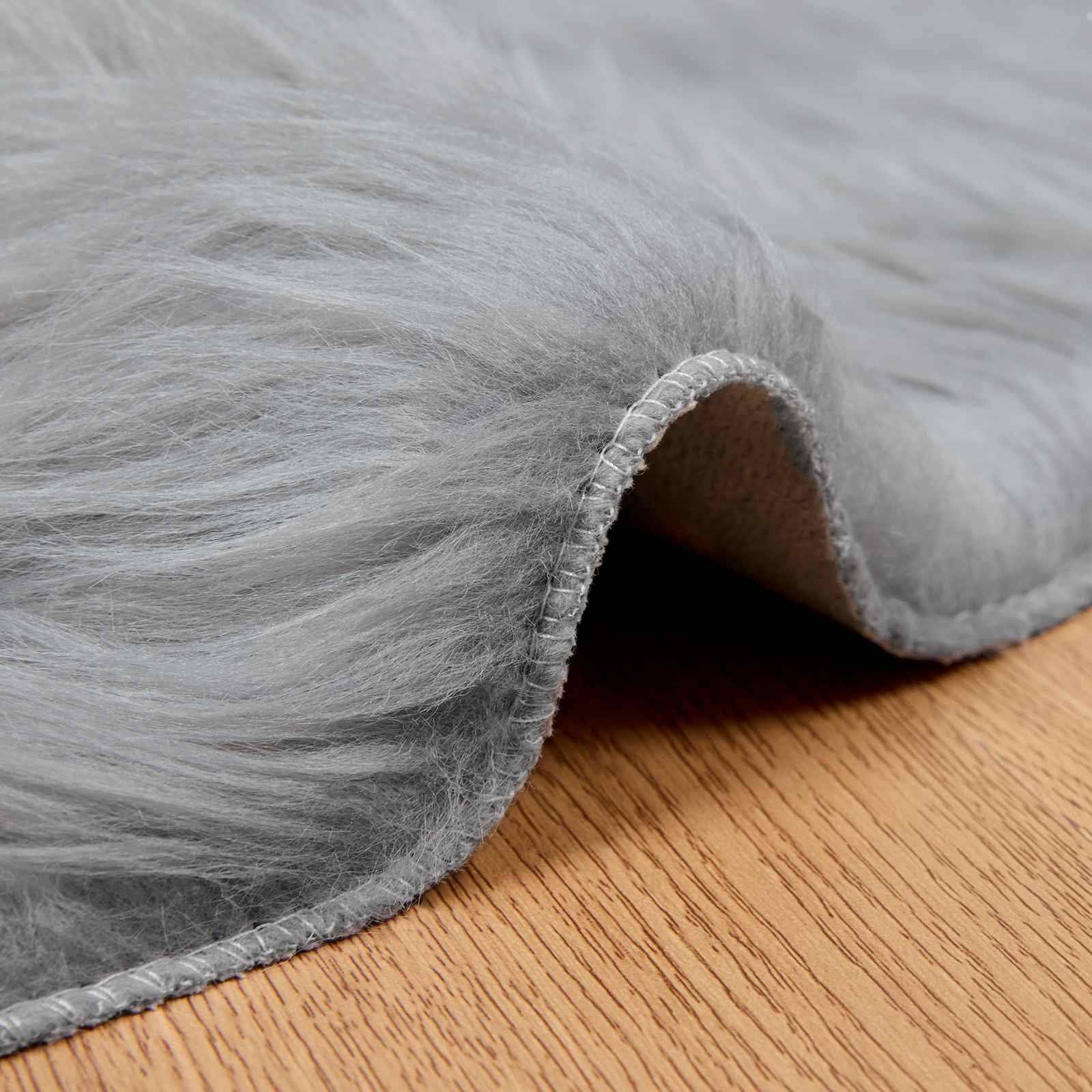 Tappeto in finta TAFALLA Grigio Ø 160 cm Poliestere