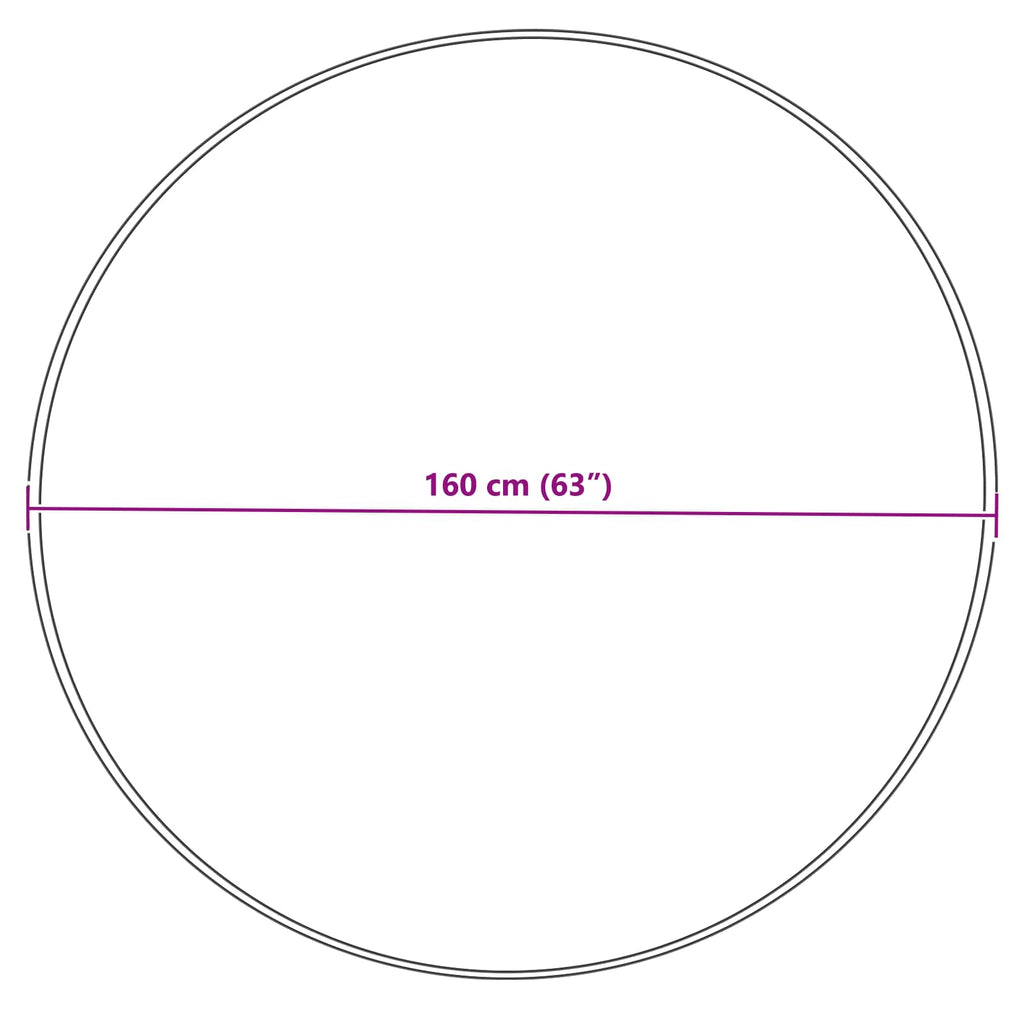 Tappeto in finta TAFALLA Grigio Ø 160 cm Poliestere