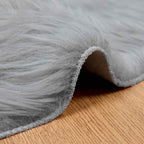 Tappeto in finta TAFALLA Grigio Ø 200 cm Poliestere