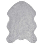 Tappeto in finta TAFALLA Grigio 60 x 90 cm Poliestere