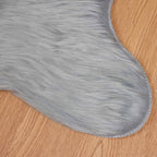 Tappeto in finta TAFALLA Grigio 80 x 120 cm Poliestere