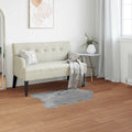 Tappeto in finta TAFALLA Grigio 80 x 120 cm Poliestere
