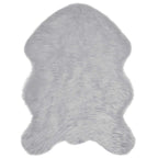 Tappeto in finta TAFALLA Grigio 80 x 120 cm Poliestere
