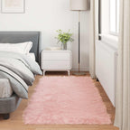 Tappeto in finta TAFALLA Rosa 80 x 200 cm Poliestere