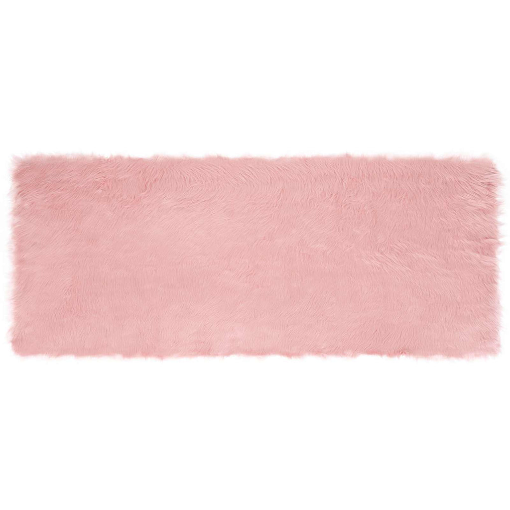Tappeto in finta TAFALLA Rosa 80 x 200 cm Poliestere
