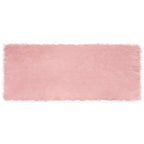 Tappeto in finta TAFALLA Rosa 80 x 200 cm Poliestere