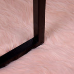 Tappeto in finta TAFALLA Rosa 80 x 250 cm Poliestere