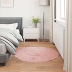 Tappeto in finta TAFALLA Rosa Ø 80 cm Poliestere
