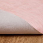 Tappeto in finta TAFALLA Rosa Ø 100 cm Poliestere