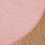 Tappeto in finta TAFALLA Rosa Ø 160 cm Poliestere