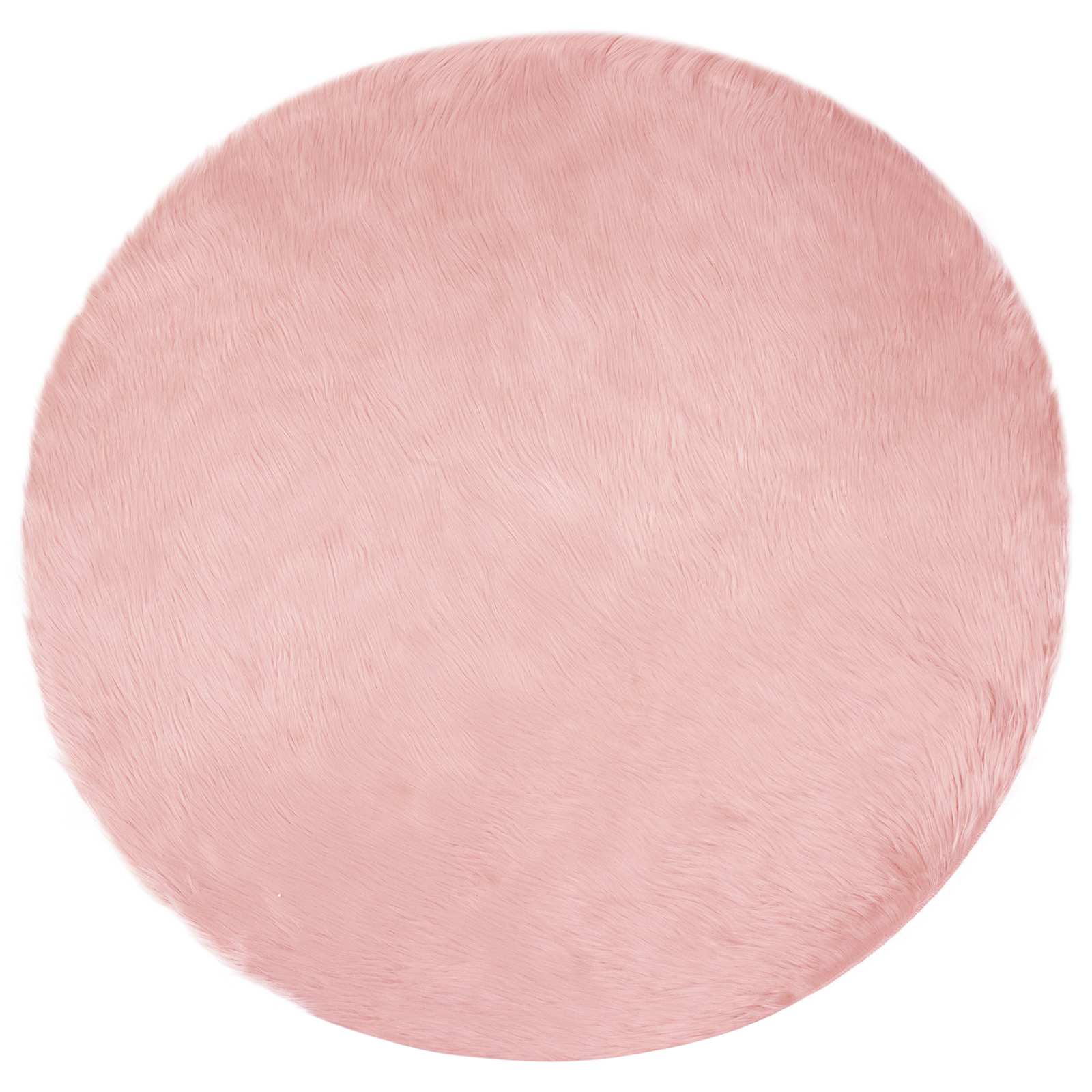 Tappeto in finta TAFALLA Rosa Ø 200 cm Poliestere