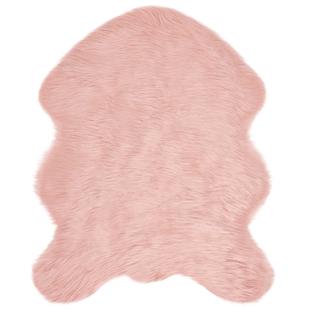 Tappeto in finta TAFALLA Rosa 50 x 80 cm Poliestere