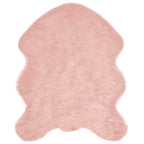 Tappeto in finta TAFALLA Rosa 50 x 80 cm Poliestere