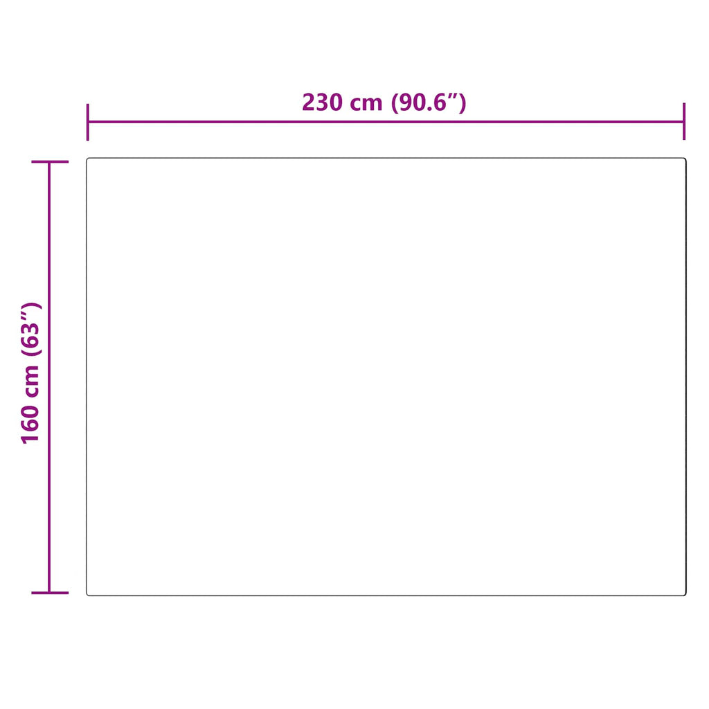 Tappeto in finta TAFALLA Nero 160 x 230 cm Poliestere