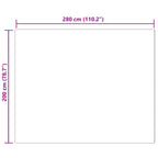 Tappeto in finta TAFALLA Nero 200 x 280 cm Poliestere