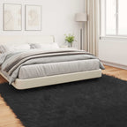 Tappeto in finta TAFALLA Nero 240 x 240 cm Poliestere