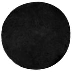 Tappeto in finta TAFALLA Nero Ø 200 cm Poliestere