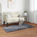 Tappeto in finta TAFALLA Antracite 80 x 150 cm Poliestere