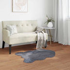 Tappeto in finta TAFALLA Antracite 60 x 90 cm Poliestere