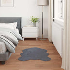 Tappeto in finta TAFALLA Antracite 60 x 90 cm Poliestere