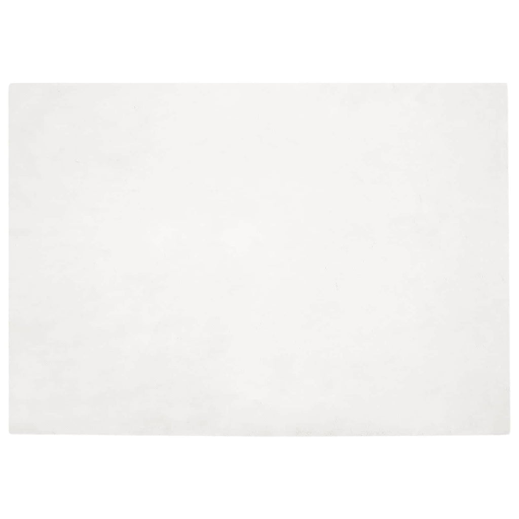 Tappeto antiscivolo in sintetica di coniglio OLITE Bianco