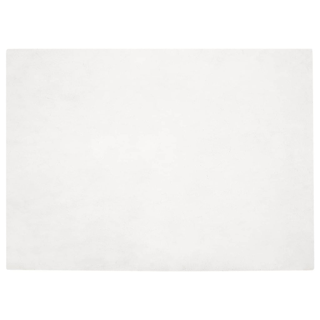 Tappeto antiscivolo in sintetica di coniglio OLITE Bianco