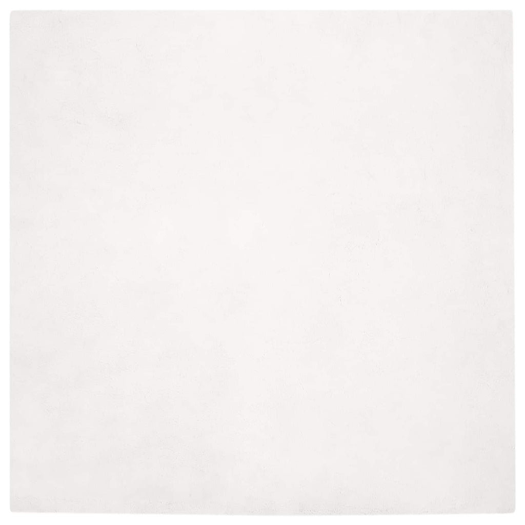 Tappeto antiscivolo in sintetica di coniglio OLITE Bianco