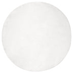 Tappeto antiscivolo in sintetica di coniglio OLITE Bianco