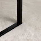 Tappeto antiscivolo in sintetica di coniglio OLITE Beige
