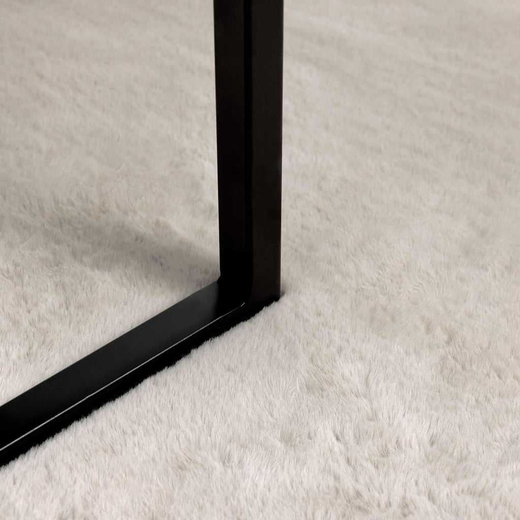 Tappeto antiscivolo in sintetica di coniglio OLITE Beige