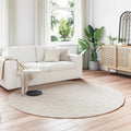 Tappeto antiscivolo in sintetica di coniglio OLITE Beige