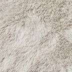 Tappeto antiscivolo in sintetica di coniglio OLITE Beige