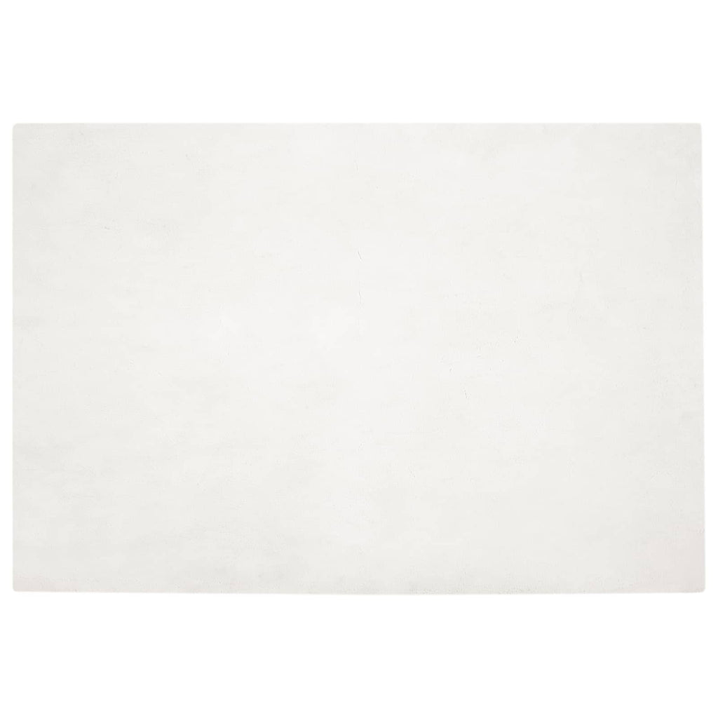 Tappeto antiscivolo in sintetica di coniglio OLITE Crema