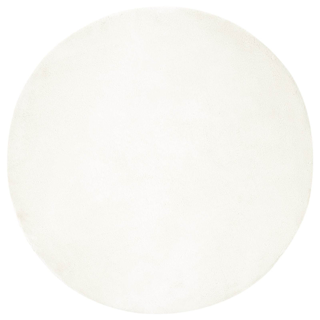 Tappeto antiscivolo in sintetica di coniglio OLITE Crema