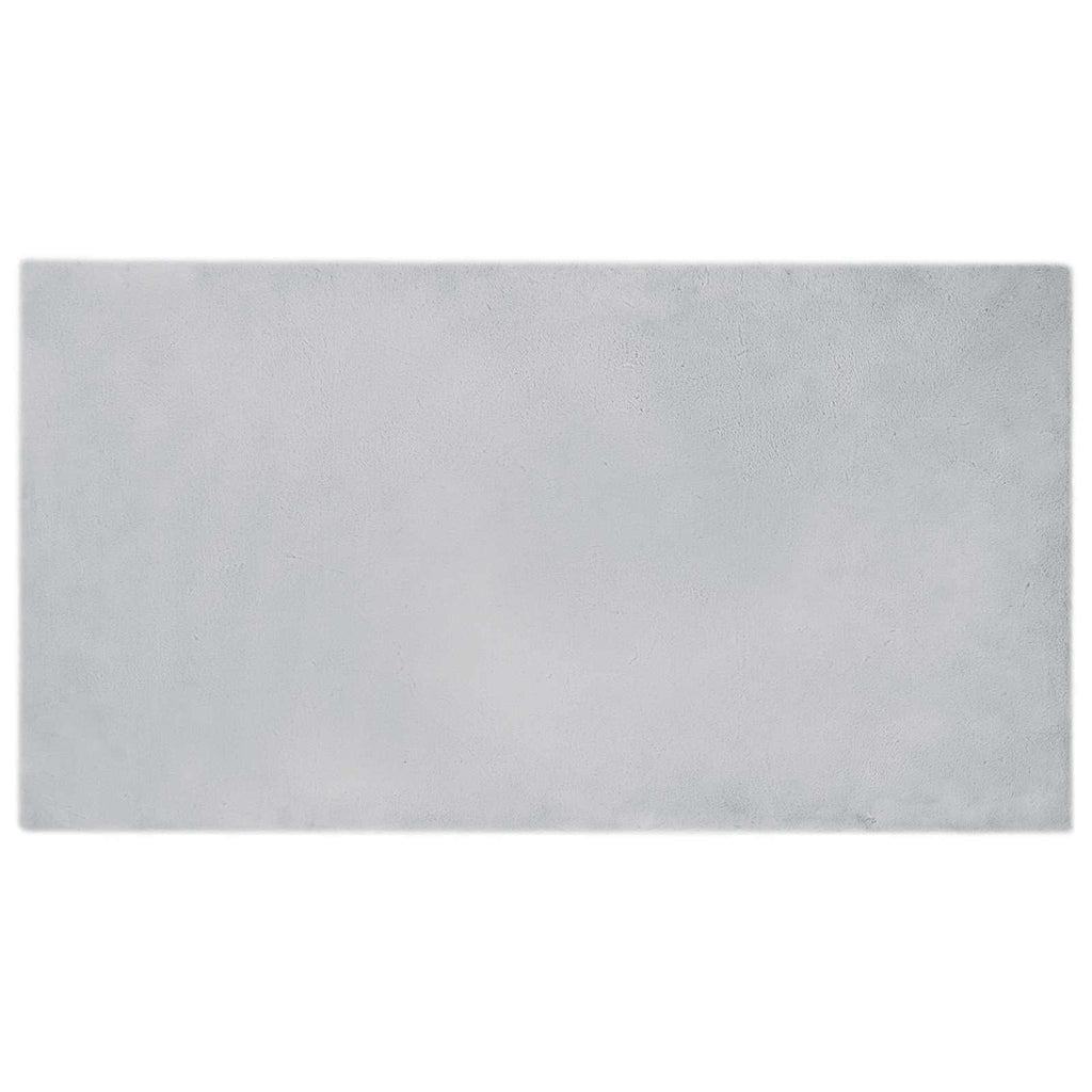 Tappeto antiscivolo in sintetica di coniglio OLITE Grigio