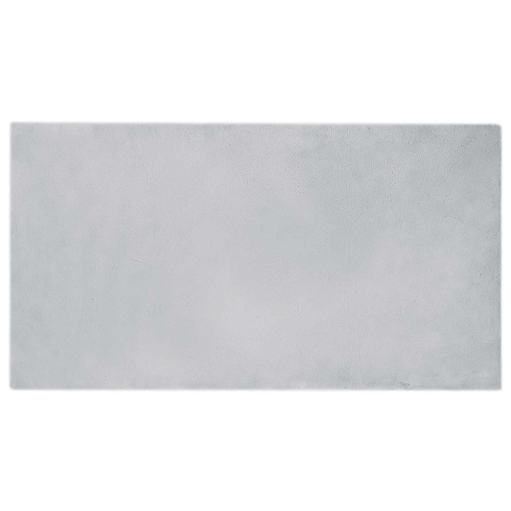 Tappeto antiscivolo in sintetica di coniglio OLITE Grigio