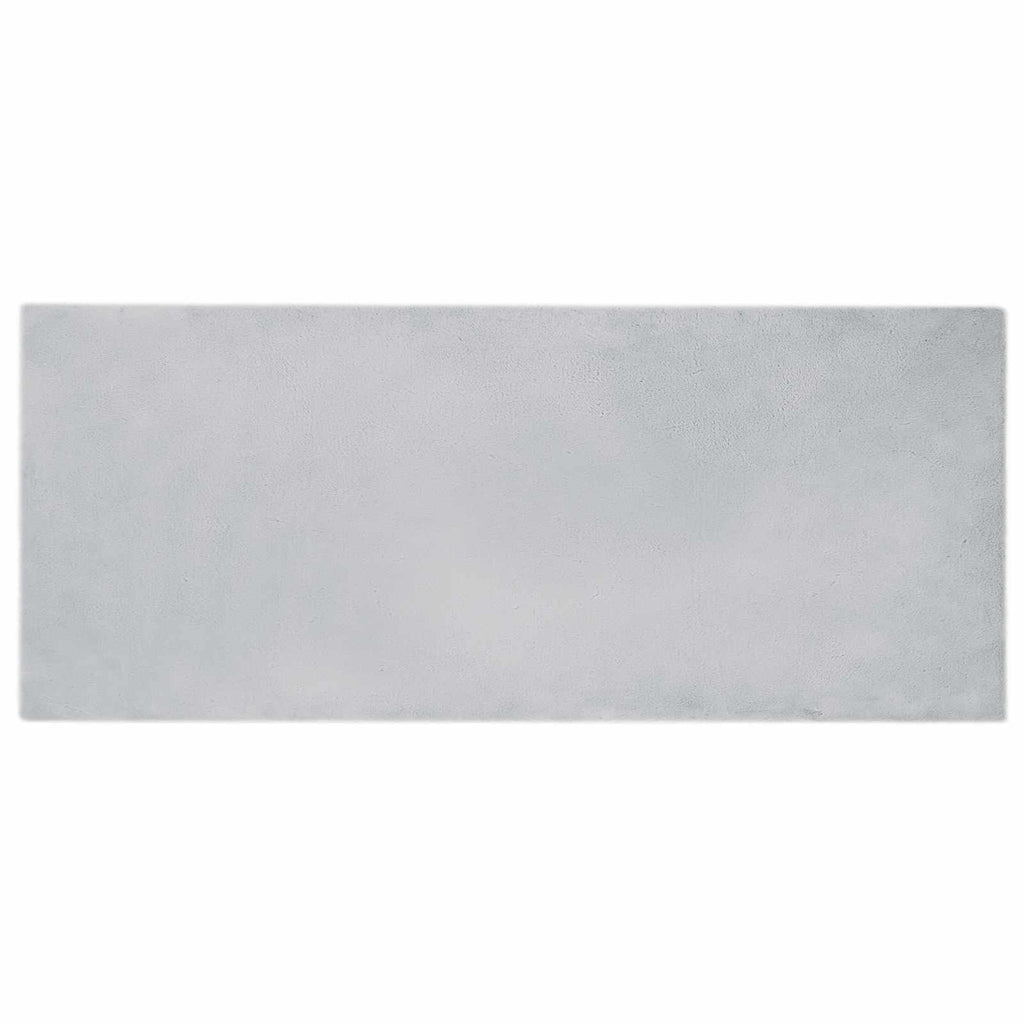 Tappeto antiscivolo in sintetica di coniglio OLITE Grigio