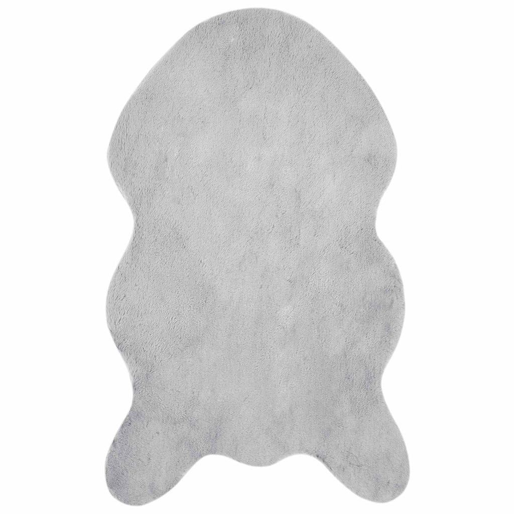 Tappeto antiscivolo in sintetica di coniglio OLITE Grigio