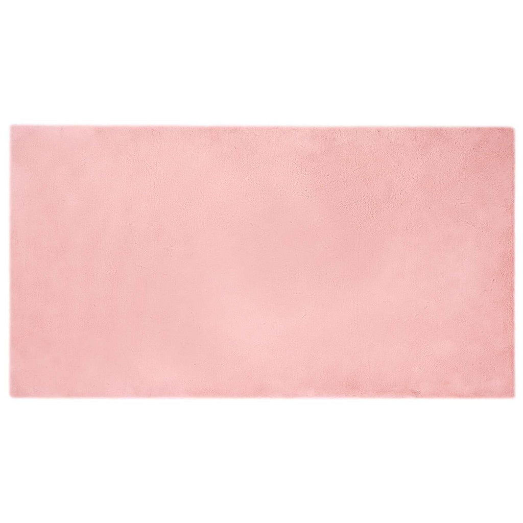 Tappeto antiscivolo in sintetica di coniglio OLITE Rosa