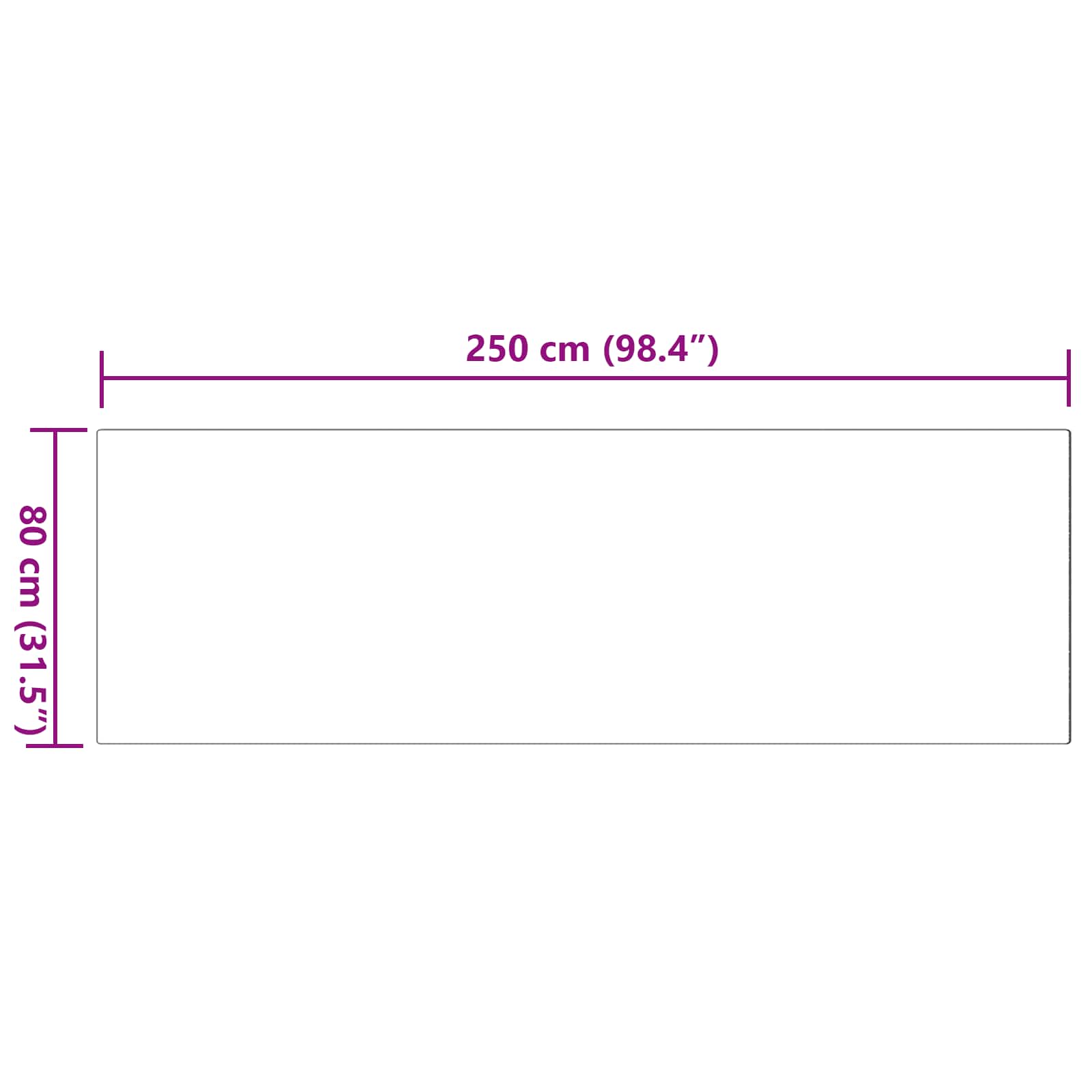 Tappeto antiscivolo in sintetica di coniglio OLITE Rosa