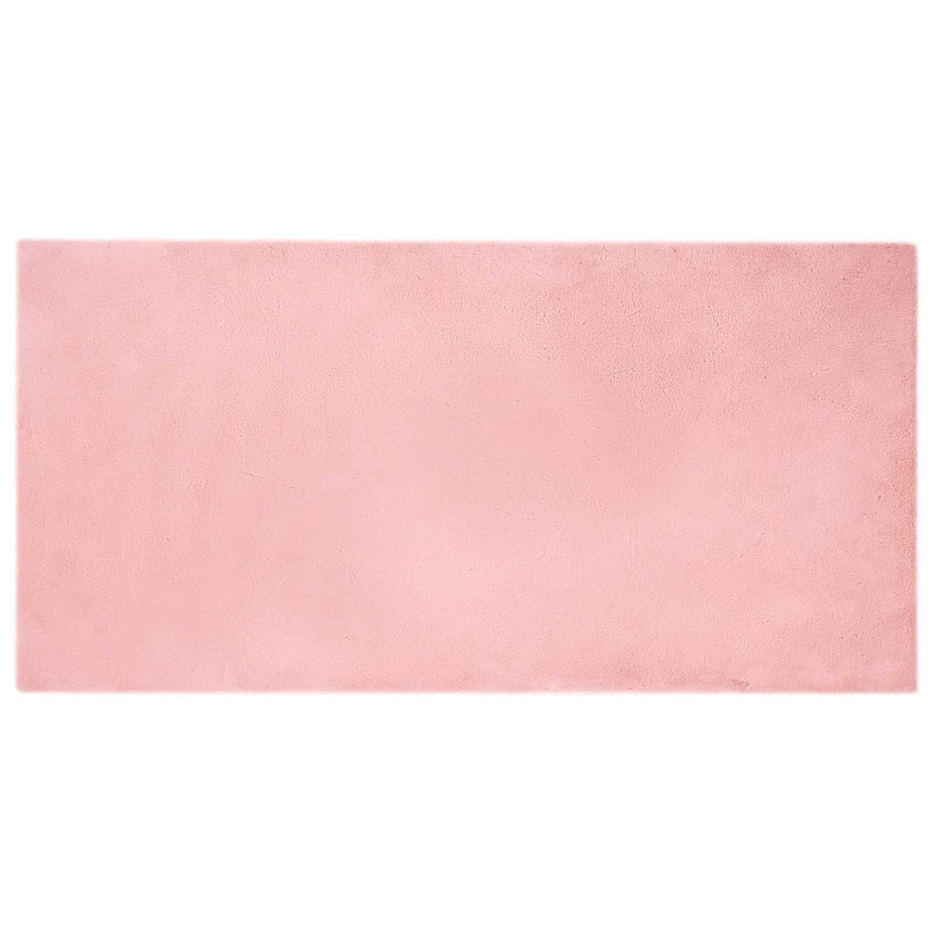 Tappeto antiscivolo in sintetica di coniglio OLITE Rosa