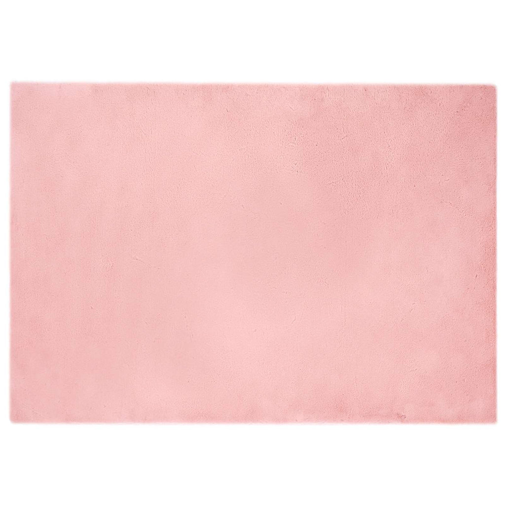 Tappeto antiscivolo in sintetica di coniglio OLITE Rosa