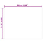Tappeto antiscivolo in sintetica di coniglio OLITE Rosa