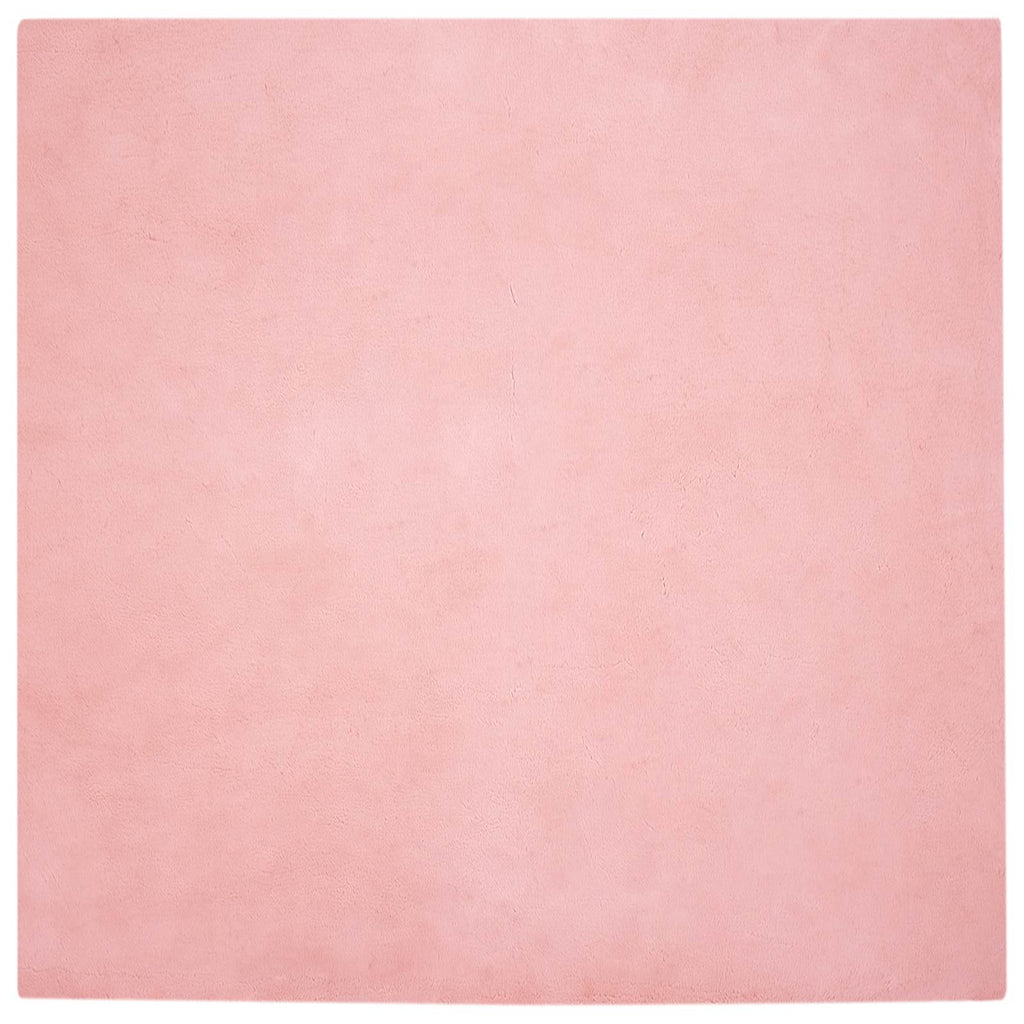 Tappeto antiscivolo in sintetica di coniglio OLITE Rosa