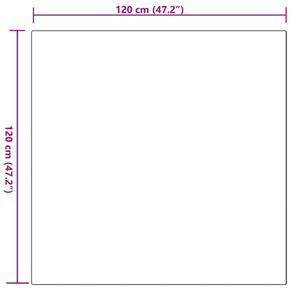 Tappeto antiscivolo in sintetica di coniglio OLITE Rosa