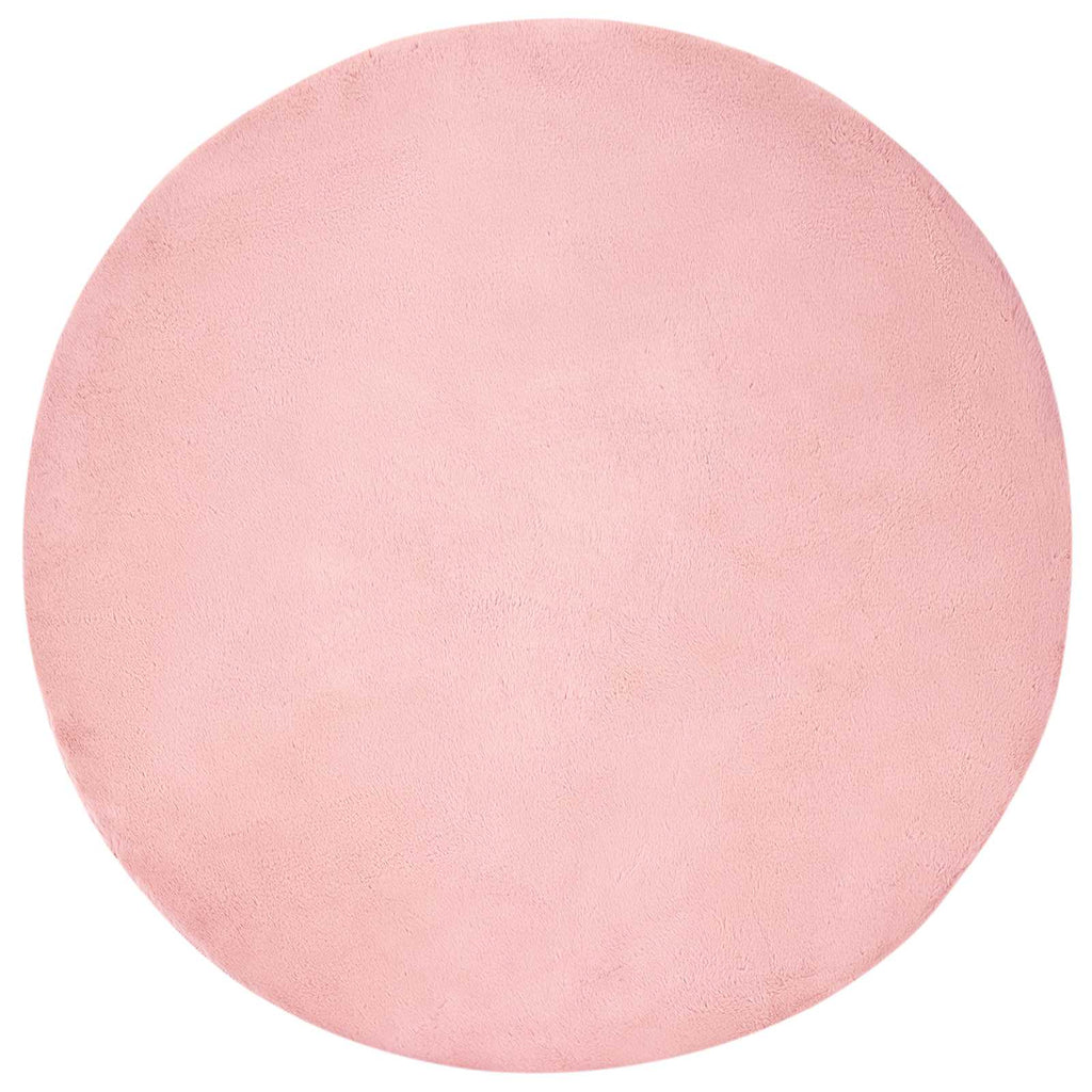 Tappeto antiscivolo in sintetica di coniglio OLITE Rosa