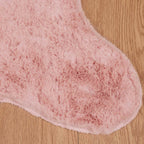 Tappeto antiscivolo in sintetica di coniglio OLITE Rosa